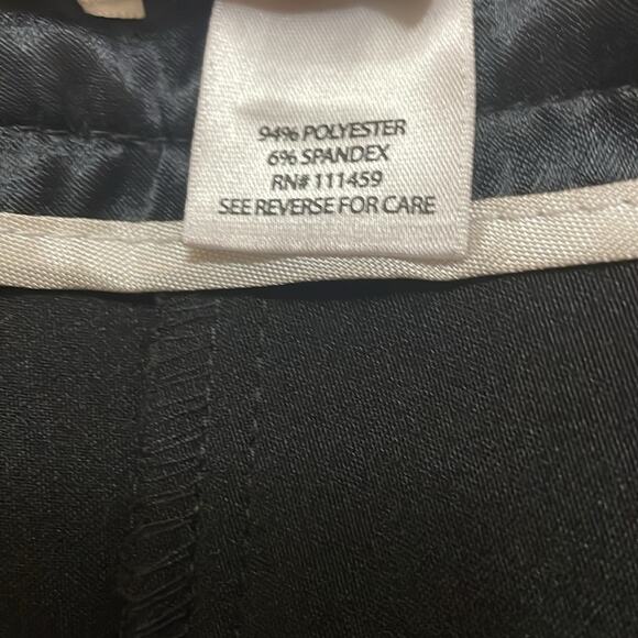 White House Black Market Black Slacks. 14R - Picture 4 of 5